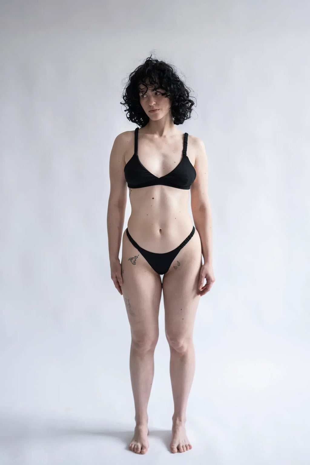 Merino Wool Bra – Black | Natural Wireless Support