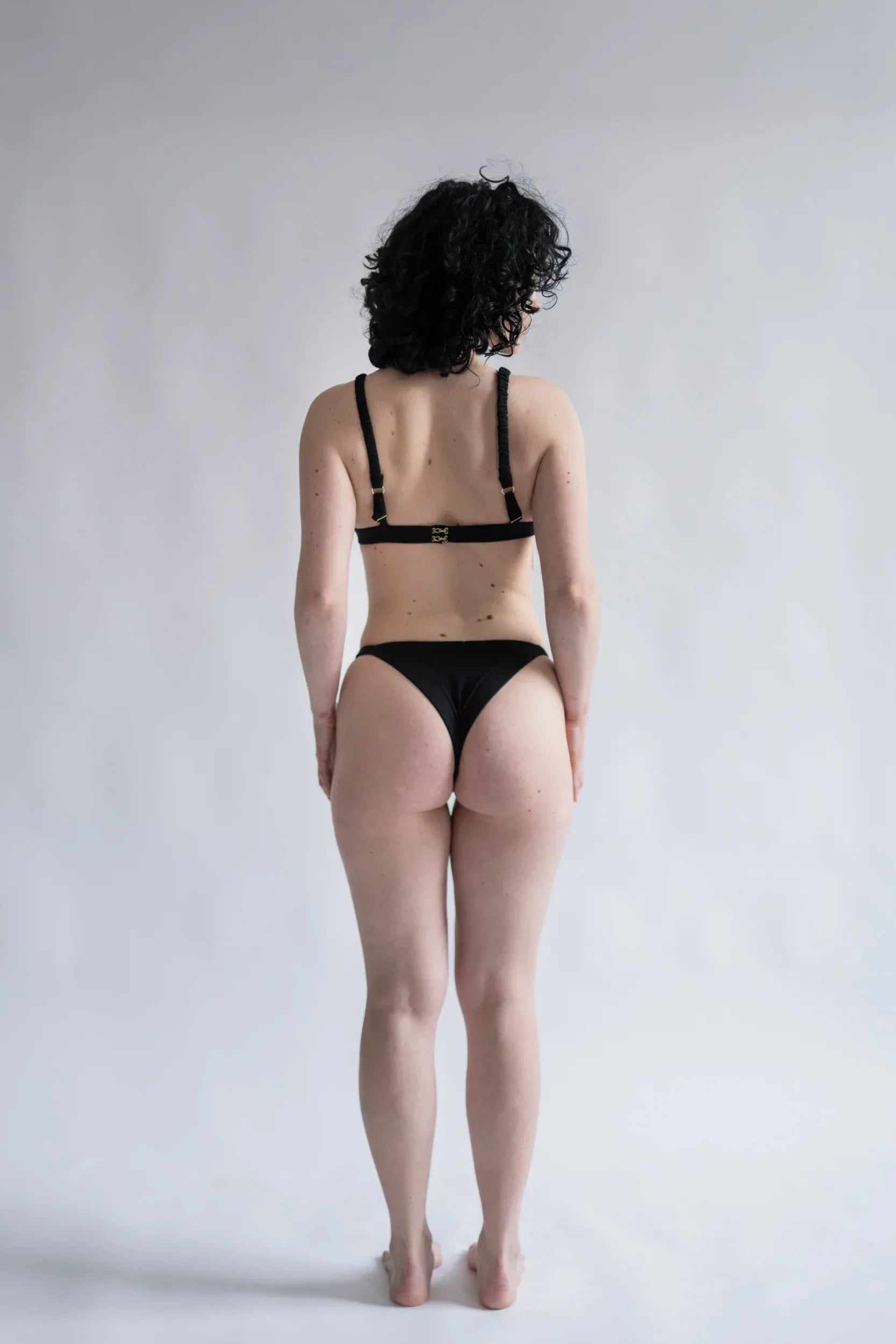 Merino Wool Bra – Black | Natural Wireless Support