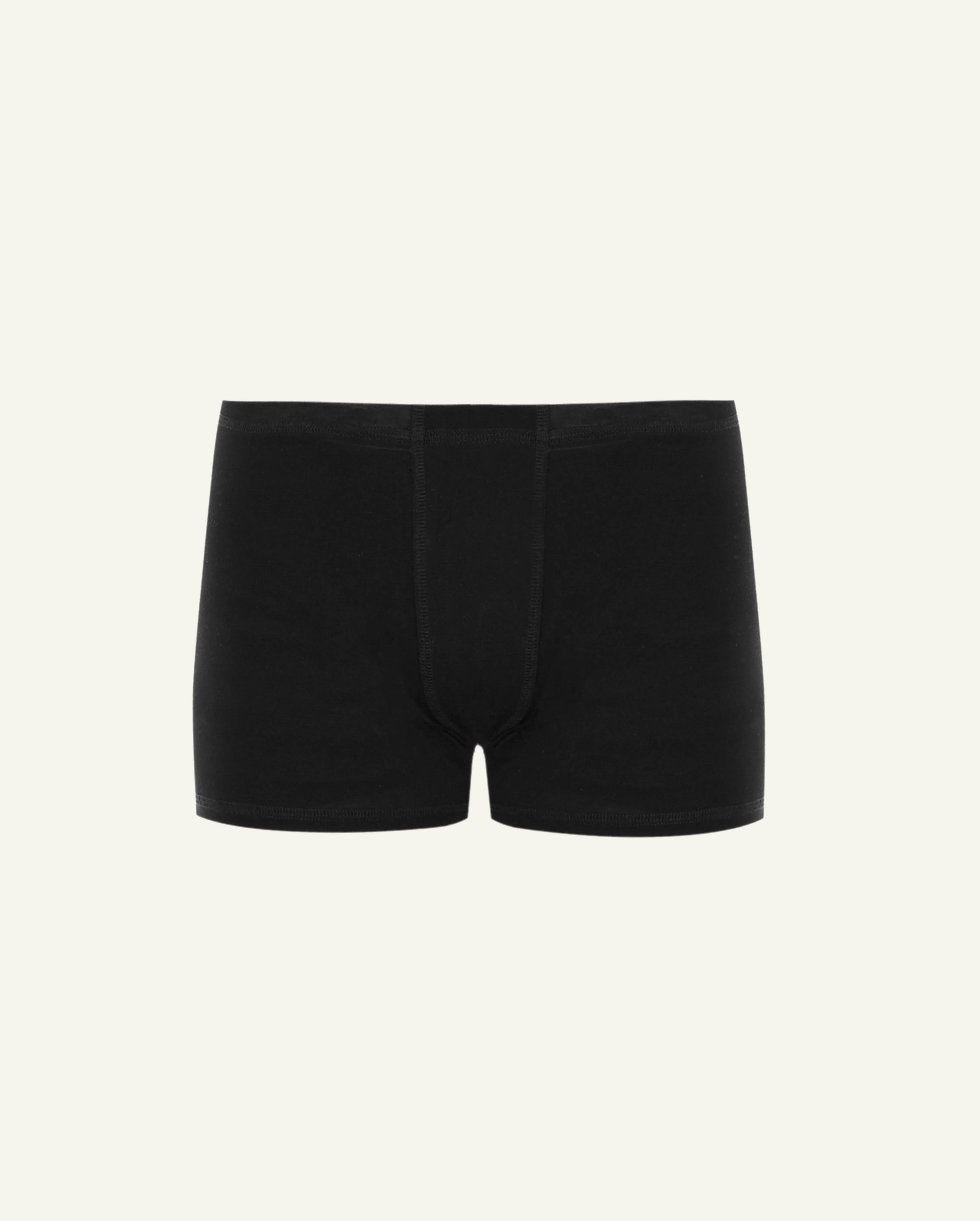 Men's Seaweed Tencel Boxer Briefs (Trunks) – Black