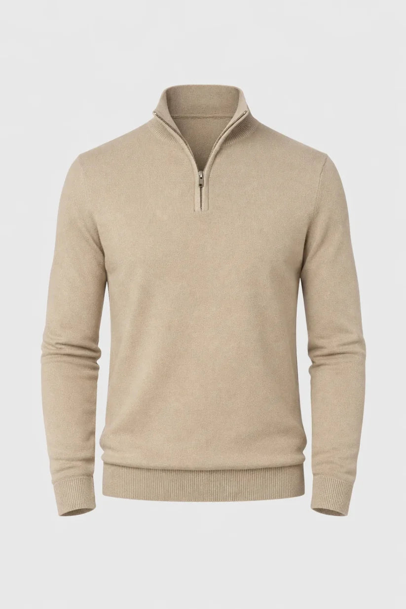 Essential Half-Zip Knit Sweater